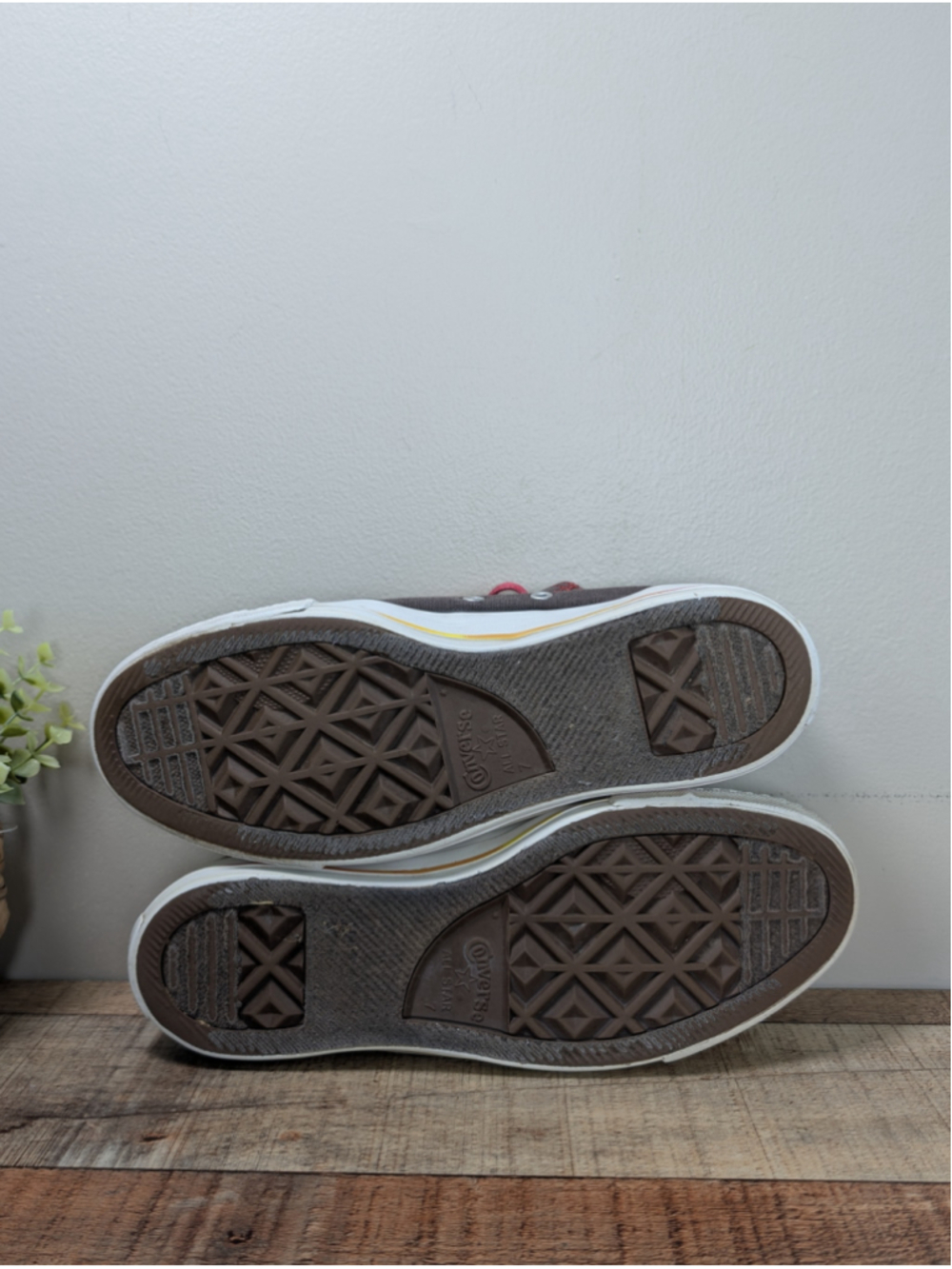 Converse 9 Multi Flip Layered Tongue Low Top Ox Brown Shoes Canvas Sneakers CTAS - Picture 13 of 14